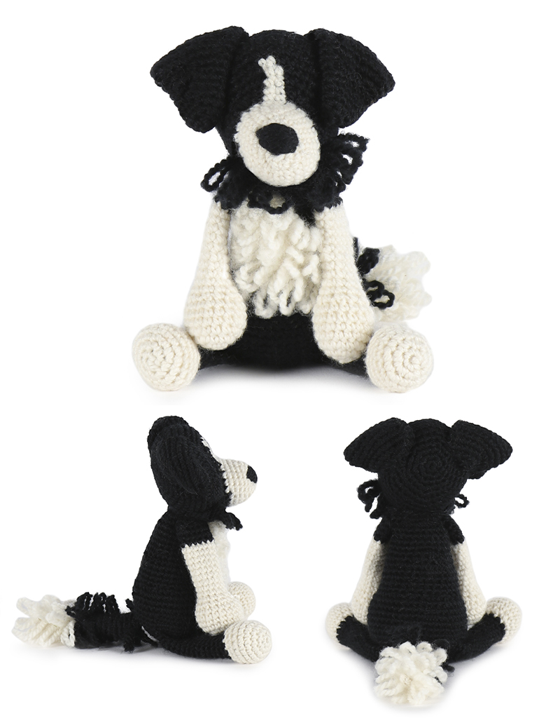 toft ed's animal daisy the sheepdog amigurumi crochet